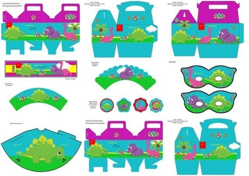 Kit Imprimible Para Tu Fiesta De Dinosaurio Bebe | Cuotas sin interés