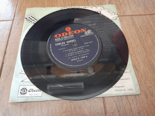 Disco Simple Carlos Gardel - La Voz Inmortal (Usado)