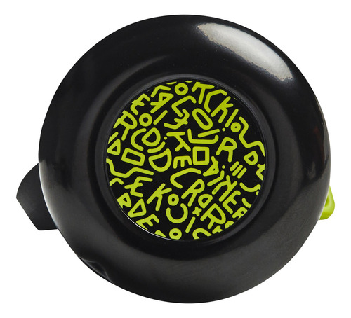Timbre Bicicleta Infantil Easy Dring 500 Negro Amarillo Btwi Color Verde