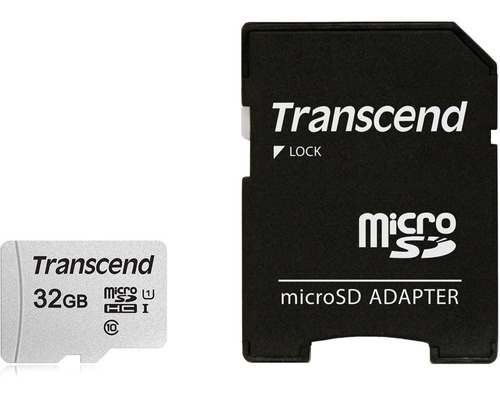 Transcend 32gb 300s Uhs-i Microsdhc Memory Card With Sd Adap