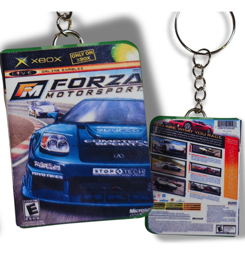 Llavero De Videojuegos Clasicos Xbox Ps2 Y Mas Consolas Forza Motorsport