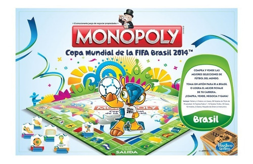 Monopoly Monopolio Mundial Futbol Brasil 2014 Original