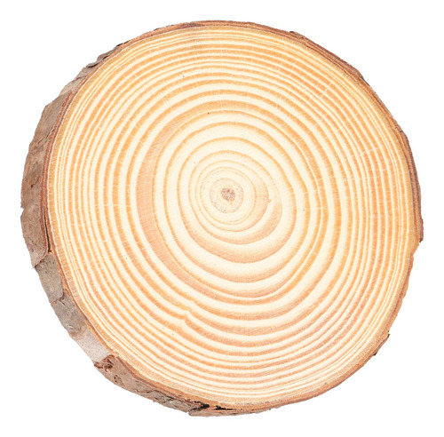 Rebanadas De Madera Natural, Troncos Redondos De Pino, Manua