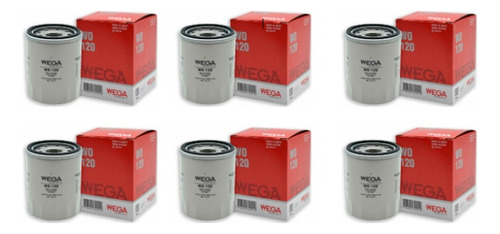 Filtro Aceite Wega Fiat Palio Siena Uno 1.4 1.6 8v Wo 120 X6