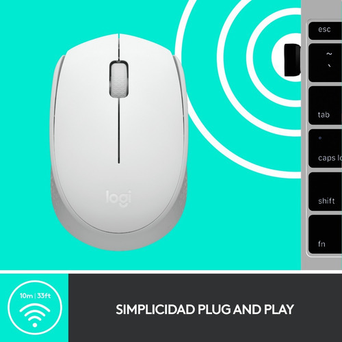 Mouse Inalambrico Logitech M170 Blanco