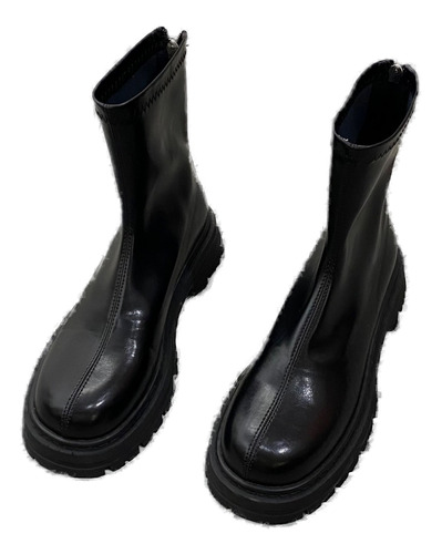 Skinny Martin Boot's Shoes 2023, Botines Negros Con Tobillo