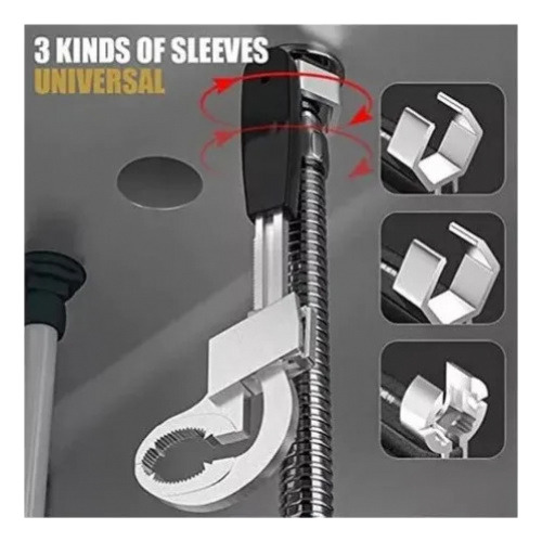Kit De Llaves Universales Multif-f Con Dos Extremos Ajustabl