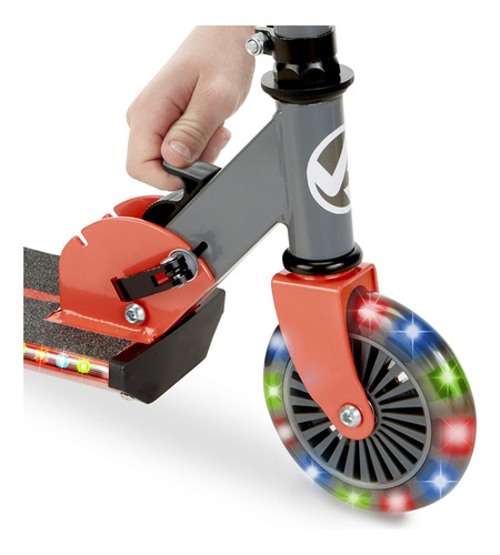 Viro Rides Vr 200 Glow-rider Kick Scooter Con Más De 50 Luce