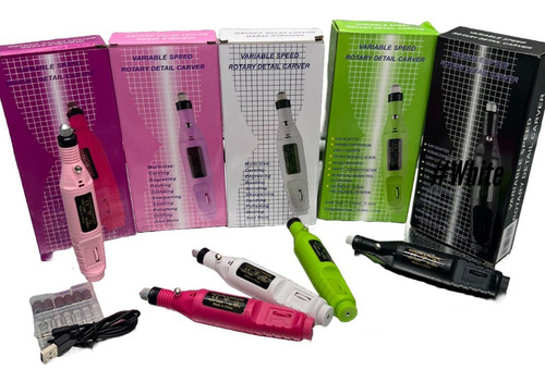 Dremel De Uñas Manicure Profesional 20000rpm Con Accesorios