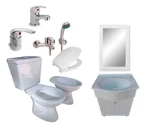 Comprar Sanitarios Roca Griferias Inodoro Vanitory Combo12 Pe