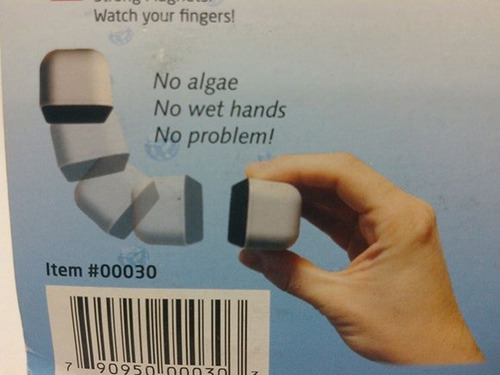 Imagem 3 de 5 de Limpador Magnético Mag-float Scrape Pequeno 5mm Trava Rasp.