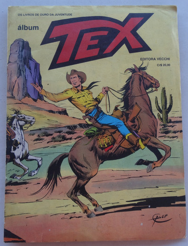 Album Tex! Editora Vecchi 1981 Original E Completo (Usado)
