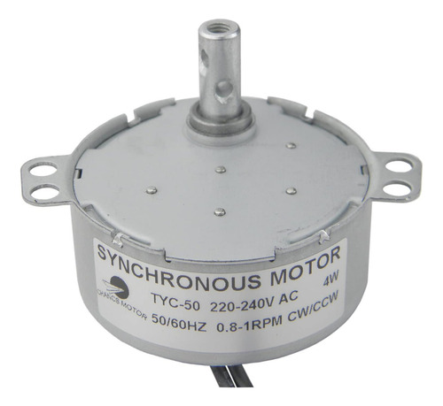 Motor De Engranaje Síncrono Tyc-50 220v Ac 0,8-1 Rpm Cw/ccw