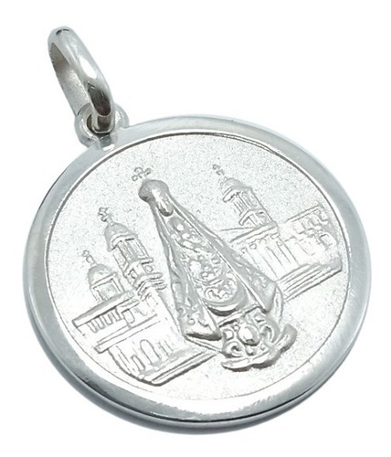 Medalla Virgen Del Valle - Plata 925 - Grabado - 20mm