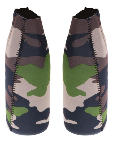 2 Uds. Enfriador De Botellas De Cerveza De Camuflaje,