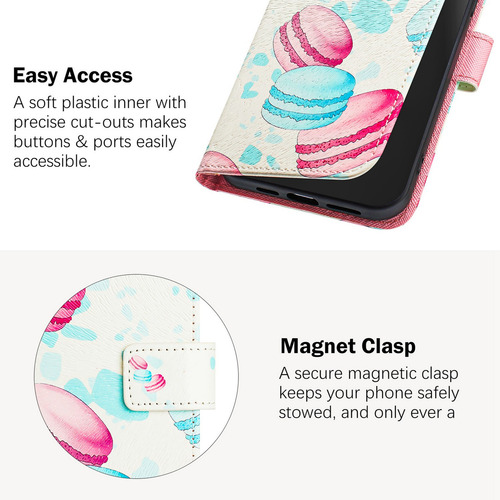 Funda Tipo Cartera De Piel A Prueba De Golpes Para Teléfono Inteligente Huawei P Ch0517