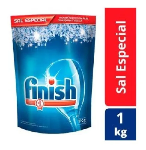 Sal Finish Para Lavavajillas 1 Kilo X 2 Unidades