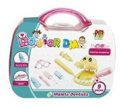 Kit Doutor Dentista Medico Com Maleta E  Acessórios Dmtoys