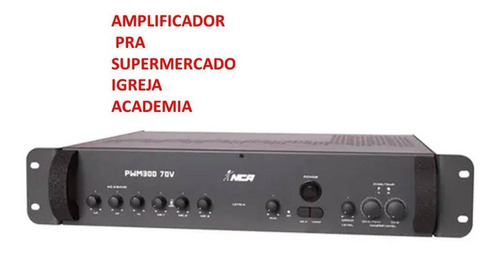 2 Amplificador Ambiente Ll Pwm300 70v 600w+80 Trafo Linha