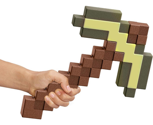 Brinquedo Minecraft Picareta De Ouro 35cm - Mattel Jcv18