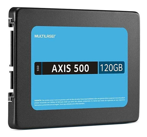 Memória Ssd Multilaser 2,5 Pol Axis 500 120gb - Ss100