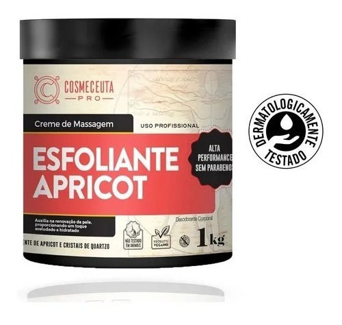 Creme De Massagem Esfoliante Apricot 1kg