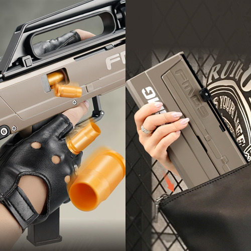 Subfusil De Plegable Bala Blanda Expulsa Cartucho