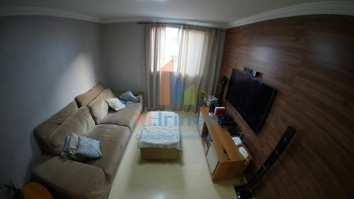 Imagem 3 de 14 de Apartamento Com 2 Dormitórios À Venda, 66 M² Por R$ 209.999,00 - Jardim Ipiranga - Campinas/sp - Ap0037
