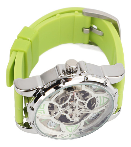 Relógio Mecânico Automático Four Leaf Clover Pattern Double
