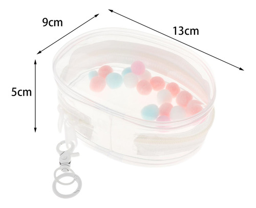 2 Bolsa De Almacenamiento Transparente Para Figuras Y Claro