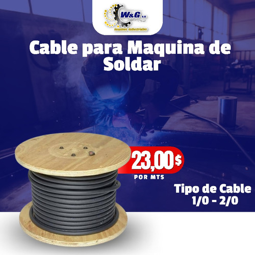 Cable Para  Soldar # 2/0 Americano De Neopreno