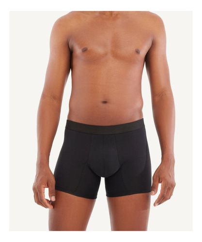 Boxer Hombre Filete Negro Seven Poliéster 45000342-777