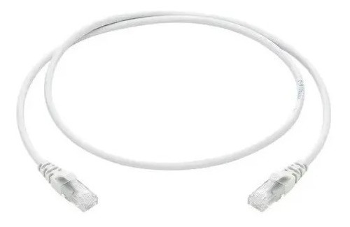Patch Cord Cat-6a Xg Blanco Cable Red Armado Commscope 1.20m