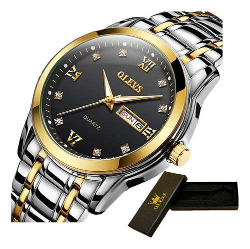 Reloj De Cuarzo Olevs 8691 Luminous Calendar Business