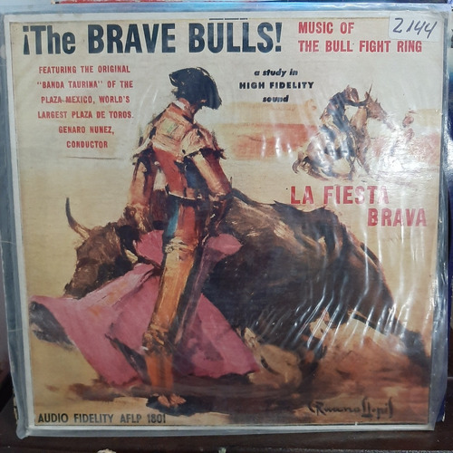 Vinilo Banda Taurina Plaza Mexico Los Toros Bravos Es1