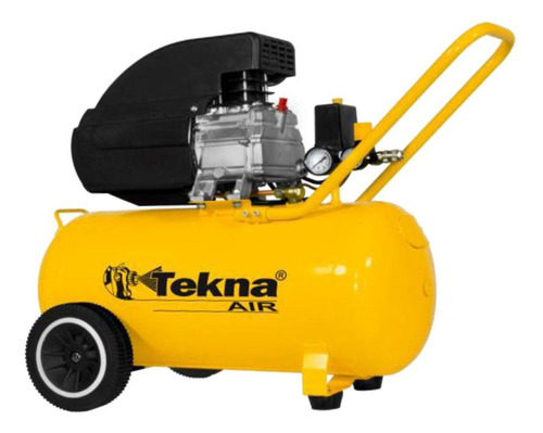 Compressor de ar elétrico Tekna CP8550 monofásica 2.5hp 127V 60Hz amarelo