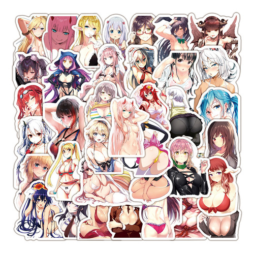 Pegatinas De Pinup Hentai De 10/30/50/100 Piezas Sexy Anim