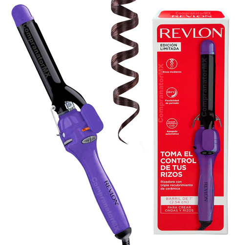 Rizadora Cabello Revlon Ceramica Turmalina Tenaza Ferro Pelo