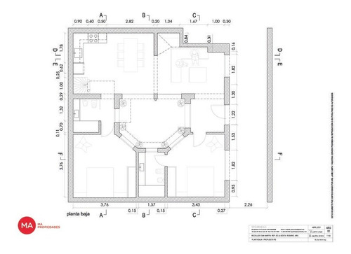 Imagen 5 de 5 de Venta Casa De Pasillo Centro Rosario 2 Dormitorios 2 Baños Patio Parrillero