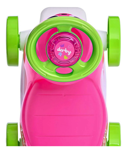 Carrito Montable Para Niñas Derby Girl De 1 A 5 Años Color Rosa