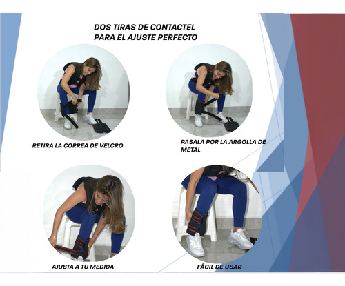 Pesas Fitness Par De Polainas 6kg Cada Una Para Tobillos