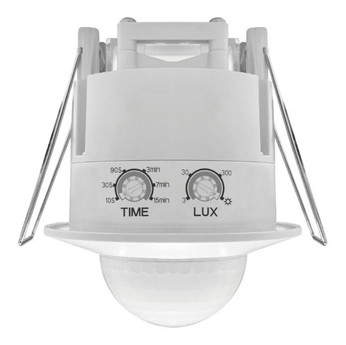 Sensor De Movimiento Embutido 12m 360 Regulable