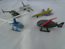 Comprar Lote De 5 Juguetes Matchbox . 2 Aviones . 3 Helicopteros