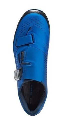Imagem 5 de 5 de Sapatilha Shimano Mtb Xc5 Xc501 Azul C/ Sistema Boa E Velcro