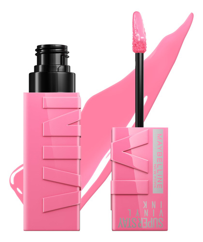 Maybelline Labial Líquido Brillante De Larga Duración, Super