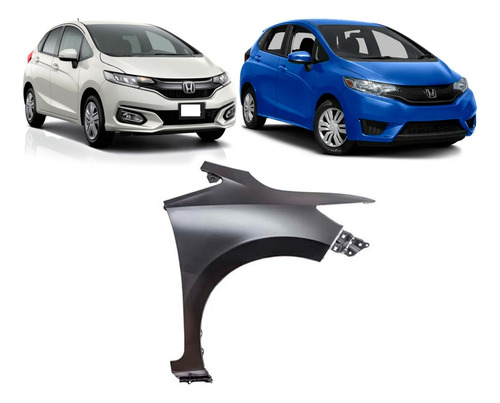 Guardabarro Delantero Honda Fit 2017 2018 2019 2020 2021 Der