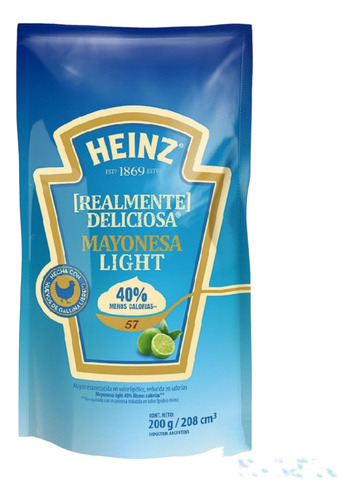 Mayonesa Heinz Light De 200g, Pack 3u