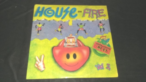 House On Fire Lp Vinilo Hosue Vol 2 Dance Electronica