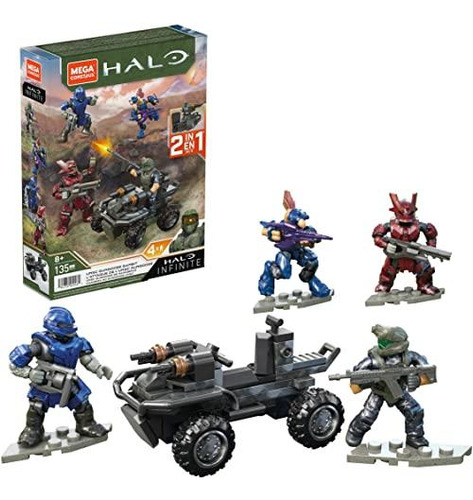 Set Construcción Mega 135 Piezas Halo Unsc Gungoose