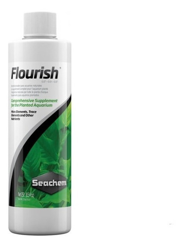 Seachem Flourish 250 Ml Fertilizante Plantas Plantado Pecera